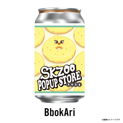 [PRE-ORDER] STRAY KIDS - SKZOO POPUP STORE JAPAN 2025 SKZOO LABEL CAN (Pre-Order Gift: Acrylic Keychain)