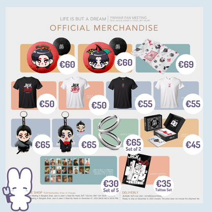 [PRE-ORDER] YINWAR "Life Is But A Dream" 1st Fan Meeting in Bangkok (Feat. Jack & Joker U Steal My Heart) Official Merch