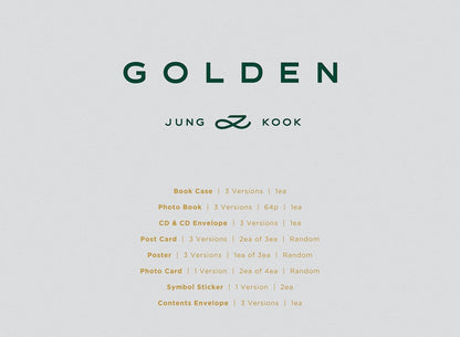 JUNG KOOK (BTS) - 1st Solo Album [GOLDEN]