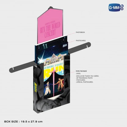 [PRE-ORDER] GMMTV - DVD BOXSET GEMINI FOURTH RUN THE WORLD CONCERT