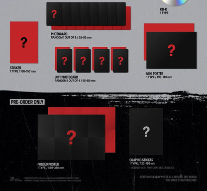 [PRE-ORDER] STRAY KIDS -  SKZHOP HIPTAPE '合(HOP)' + 「JYP Pre-Order Gift」 + Free Photocard Sorting (Optional)