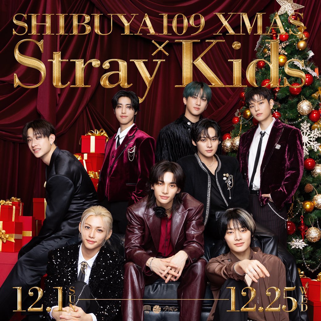 [PRE-ORDER] STRAY KIDS - SHIBUYA109 XMAS POP-UP SHOP OFFICIAL MERCH [MEMBER PRODUCED GOODS]