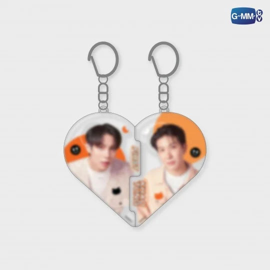 [PRE-ORDER] GMMTV - FIRSTKHAOTUNG HEART PUZZLE ACRYLIC KEYCHAIN | FIRST KHAOTUNG