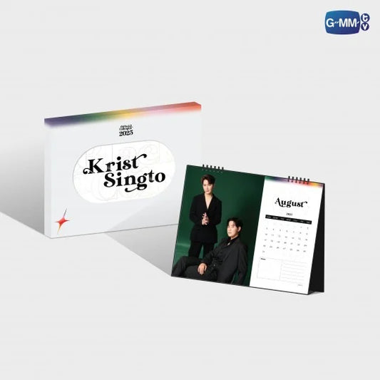 [PRE-ORDER] GMMTV - KRIST SINGTO OFFICIAL CALENDAR 2025 (Special Gift: 1 Exclusive Photocard)