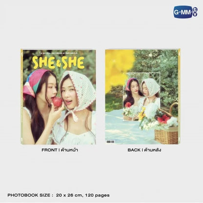 [PRE-ORDER] GMMTV - SHE&SHE | THE OFFICIAL PHOTOBOOK OF NAMTANFILM