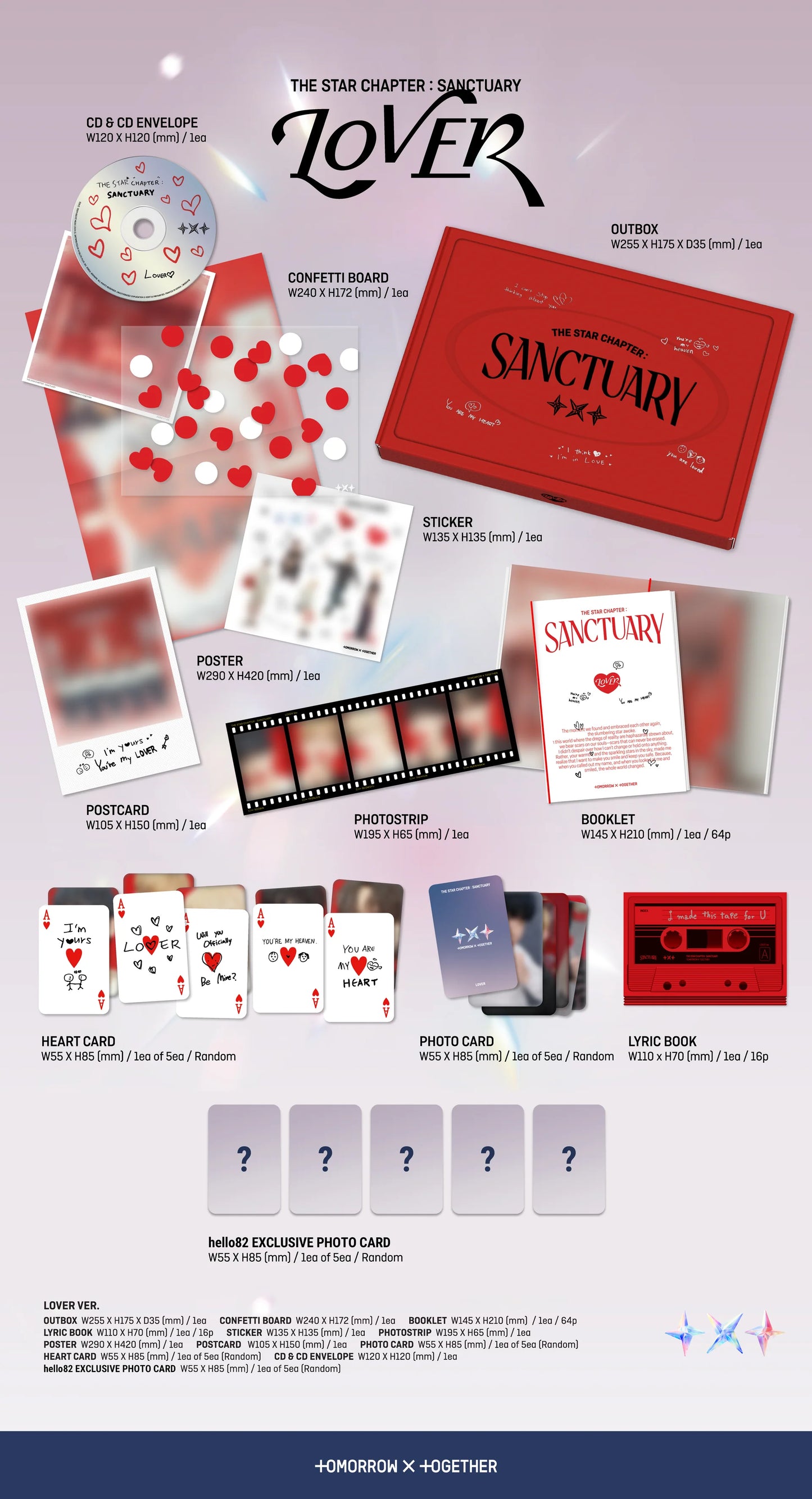 [PRE-ORDER] TOMORROW X TOGETHER 7th Mini Album [The Star Chapter: SANCTUARY] (Choose Your Version / Random / Set) + Pre-Order Benefits