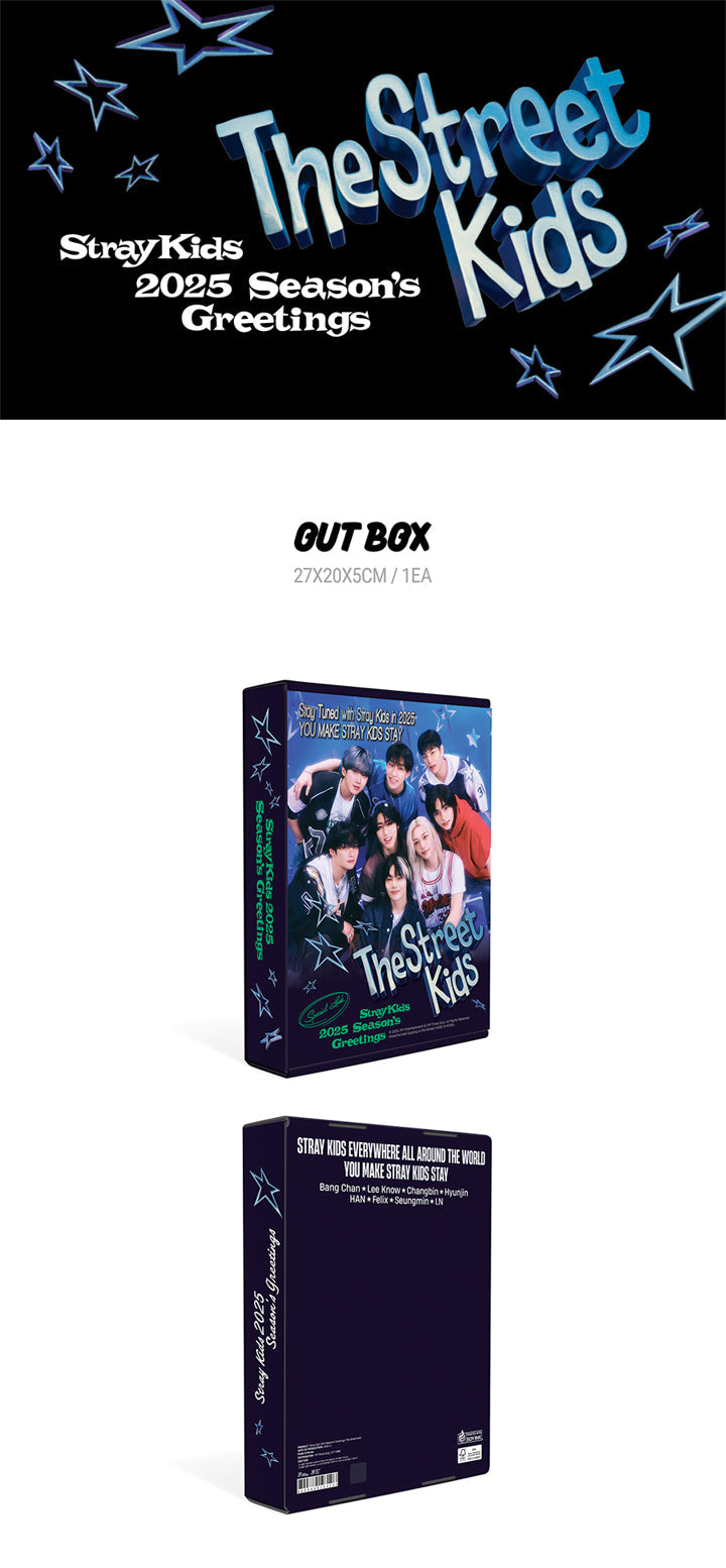 [PRE-ORDER] STRAY KIDS - 2025 Season's Greetings The Street Kids [JYP Pre-Order Benefit + Funiki Photocard Gift]