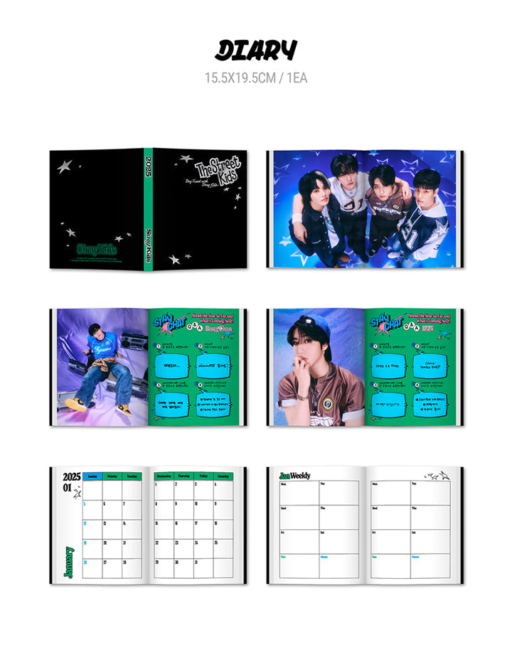 [PRE-ORDER] STRAY KIDS - 2025 Season's Greetings The Street Kids [JYP Pre-Order Benefit + Funiki Photocard Gift]