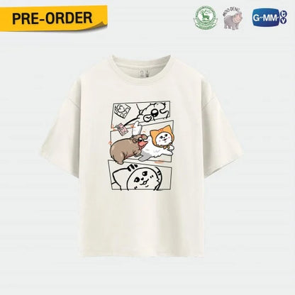 [PRE-ORDER] GMMTV - MOO DENG x MUV MUV (MILK LOVE) OFFICIAL T-SHIRT + FREE BONUS GIFTS