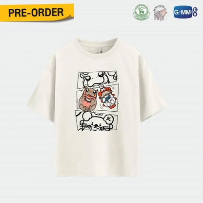 [PRE-ORDER] GMMTV - MOO DENG x NONG NOOON (SEA KEEN) OFFICIAL T-SHIRT + FREE BONUS GIFTS