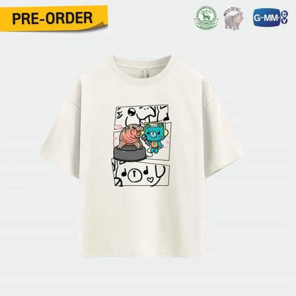 [PRE-ORDER] GMMTV - MOO DENG x PERMPOON (POND PHUWIN) OFFICIAL T-SHIRT + FREE BONUS GIFTS