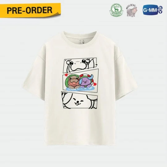 [PRE-ORDER] GMMTV - MOO DENG x AVOCEAN (JIMMY SEA) OFFICIAL T-SHIRT + FREE BONUS GIFTS