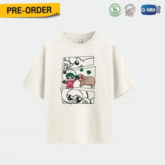 [PRE-ORDER] GMMTV - MOO DENG x PAODY (BOUN PREM) OFFICIAL T-SHIRT + FREE BONUS GIFTS