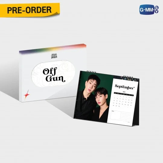 [PRE-ORDER] GMMTV - OFF GUN OFFICIAL CALENDAR 2025 (Special Gift: 1 Exclusive Photocard)