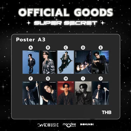 [PRE-ORDER] DMD (DOMUNDI) - SUPER SECRET OFFICIAL GOODS | ZEE PRUK