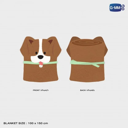 [PRE-ORDER] GMMTV - BEAGLE BLANKET | PERFECT 10 LINERS (Special Gift: Postcard)