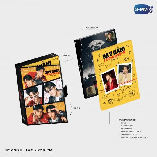 [PRE-ORDER] GMMTV - DVD BOXSET SKY-NANI FRIENOMENON FANCON + Funiki Gift: Official Postcard or Photocard