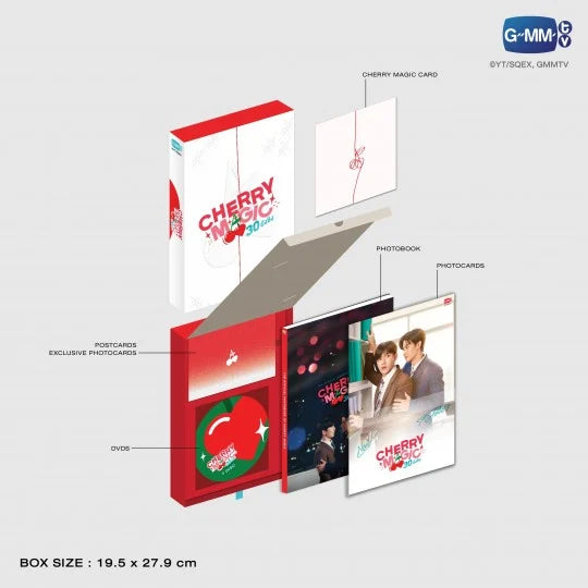 [PRE-ORDER] GMMTV - CHERRY MAGIC BOXSET [ALL 12 UNCUT EP + PHOTOBOOK + PREMIUM GIFTS]