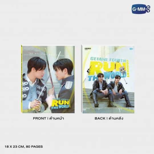 [PRE-ORDER] GMMTV - THE OFFICIAL PHOTOBOOK OF GEMINI FOURTH RUN THE WORLD CONCERT