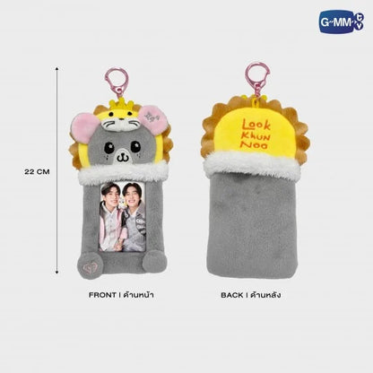 [PRE-ORDER] GMMTV - LOOK KHUNNOO FLUFFY CARD HOLDER WITH GEMINIFOURTH PHOTOCARD | GEMINI FOURTH RUN THE WORLD CONCERT