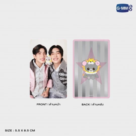 [PRE-ORDER] GMMTV - LOOK KHUNNOO FLUFFY CARD HOLDER WITH GEMINIFOURTH PHOTOCARD | GEMINI FOURTH RUN THE WORLD CONCERT