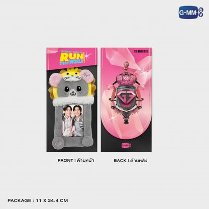 [PRE-ORDER] GMMTV - LOOK KHUNNOO FLUFFY CARD HOLDER WITH GEMINIFOURTH PHOTOCARD | GEMINI FOURTH RUN THE WORLD CONCERT