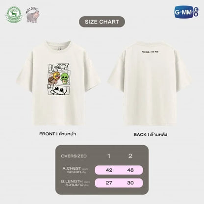 [PRE-ORDER] GMMTV - MOO DENG x KING MAN (KRIST SINGTO) OFFICIAL T-SHIRT + FREE BONUS GIFTS