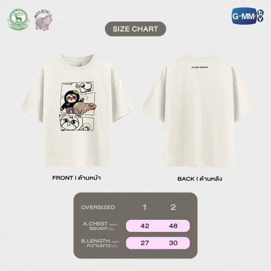 [PRE-ORDER] GMMTV - MOO DENG x SAMRUAY (WINNY SATANG) OFFICIAL T-SHIRT + FREE BONUS GIFTS