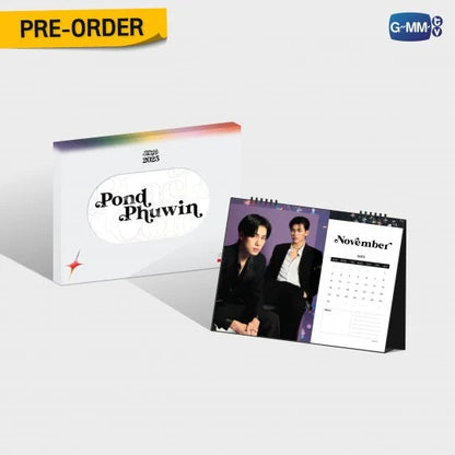 [PRE-ORDER] GMMTV - POND PHUWIN OFFICIAL CALENDAR 2025 (Special Gift: 1 Exclusive Photocard)