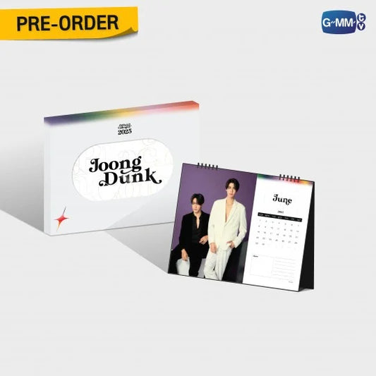 [PRE-ORDER] GMMTV - JOONG DUNK OFFICIAL CALENDAR 2025 (Special Gift: 1 Exclusive Photocard)