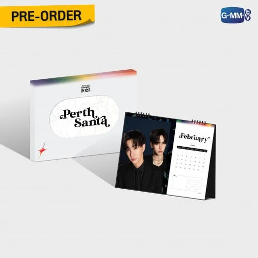 [PRE-ORDER] GMMTV - PERTH SANTA OFFICIAL CALENDAR 2025 (Special Gift: 1 Exclusive Photocard)