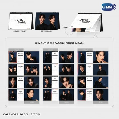 [PRE-ORDER] GMMTV - PERTH SANTA OFFICIAL CALENDAR 2025 (Special Gift: 1 Exclusive Photocard)