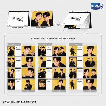 [PRE-ORDER] GMMTV - JIMMY SEA OFFICIAL CALENDAR 2025 (Special Gift: 1 Exclusive Photocard)