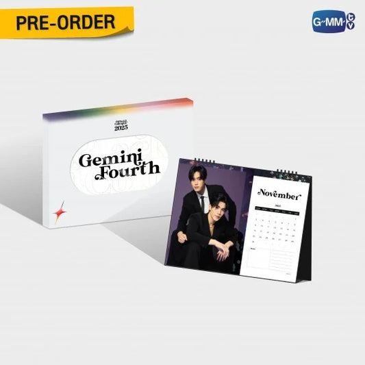 [PRE-ORDER] GMMTV - GEMINI FOURTH OFFICIAL CALENDAR 2025 (Special Gift: 1 Exclusive Photocard)