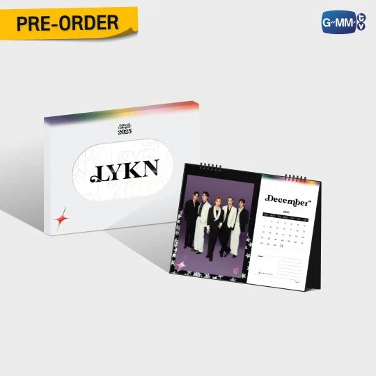 [PRE-ORDER] GMMTV - LYKN OFFICIAL CALENDAR 2025 (Special Gift: 1 Exclusive Photocard)