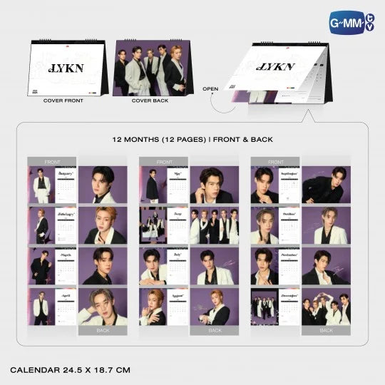 [PRE-ORDER] GMMTV - LYKN OFFICIAL CALENDAR 2025 (Special Gift: 1 Exclusive Photocard)