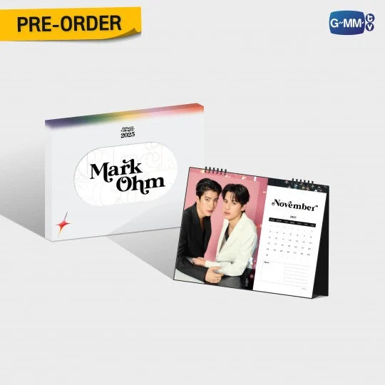 [PRE-ORDER] GMMTV - MARK OHM OFFICIAL CALENDAR 2025 (Special Gift: 1 Exclusive Photocard)