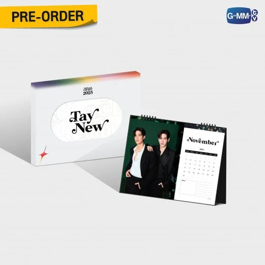 [PRE-ORDER] GMMTV - TAY NEW OFFICIAL CALENDAR 2025 (Special Gift: 1 Exclusive Photocard)