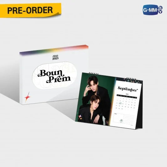 [PRE-ORDER] GMMTV - BOUN PREM OFFICIAL CALENDAR 2025 (Special Gift: 1 Exclusive Photocard)